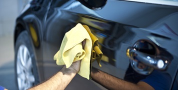 Cleaning car