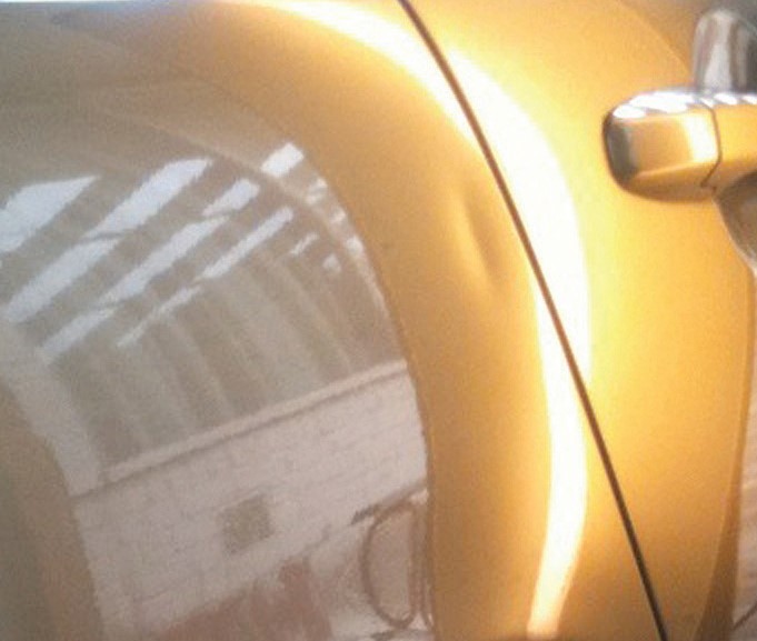 pressure dents before