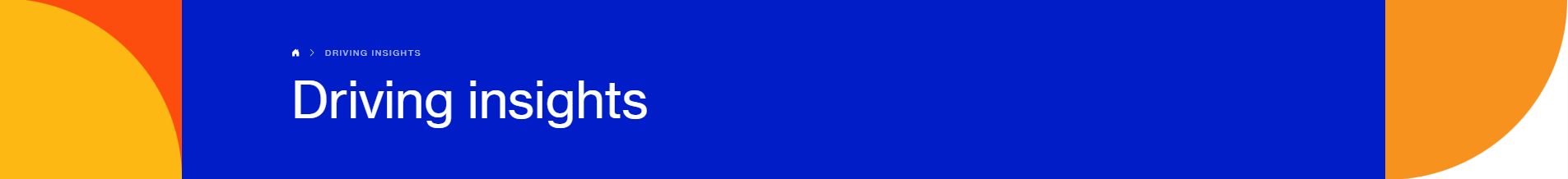 Driving insights header