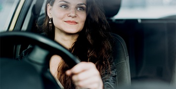 woman driving
